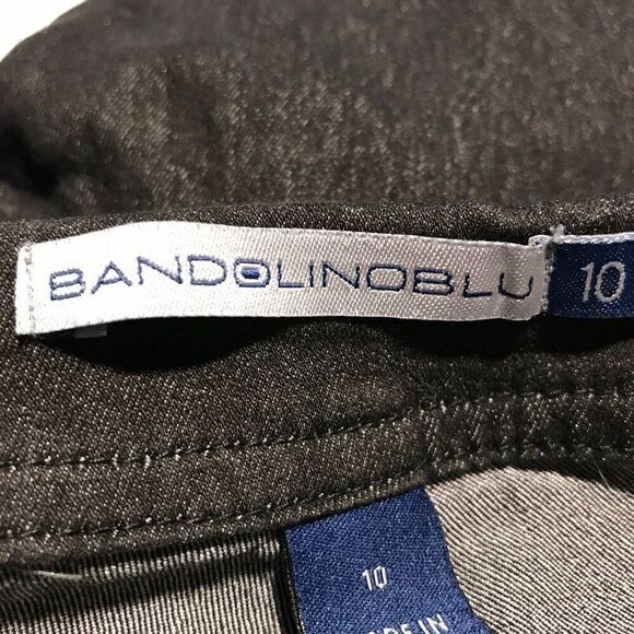 Bandolinoblu pull on W/ side zip black jeans size 10 - Picture 7 of 7